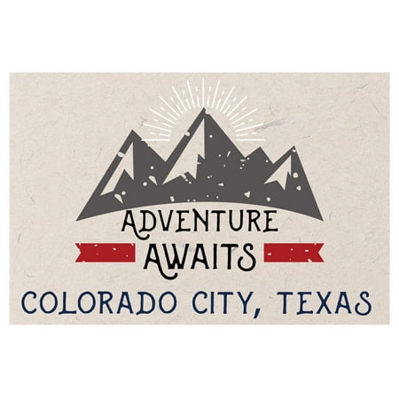 

Colorado City Texas Souvenir 2x3 Inch Fridge Magnet Adventure Awaits Design