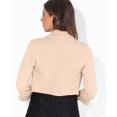 thumbnail image 3 of Krisp Boléro à Revers Grand pour Femmes à Manches Trois-Quarts, 3 of 3