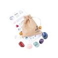 thumbnail image 2 of WIZUTIZ Gemstones Astrology Set Natural Crystal Twelve Constellations Cloth Bag Set Home Assembly Eco-Friendly, 2 of 4