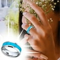 thumbnail image 4 of Mens Womens Joyería Anillo Tamaño Anillo Adecuado para la mayoría de las mujeres Delicado Día de San Valentín Anillo Tamaño Anillo de Cumpleaños, 4 of 8