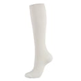 thumbnail image 1 of Bas de Compression pour Femmes et Hommes Bas de Circulation Meilleur Soutien pour Infirmières Course Randonnée Médical Grossesse Blanc P-M EUR 35-38, 1 of 6