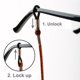 thumbnail image 3 of Soporte de correa para anteojos, paquete de 4 clásico de cuero de PU antideslizante para anteojos, cordón de collar de cadena para anteojos, bolsa de almacenamiento, paño de limpieza Adepaton CJWUS-214, 3 of 7