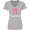 AC-Heather Grey, variant on Inktastic Happy Pi Day Pink Math Symbol Women's V-Neck T-Shirt