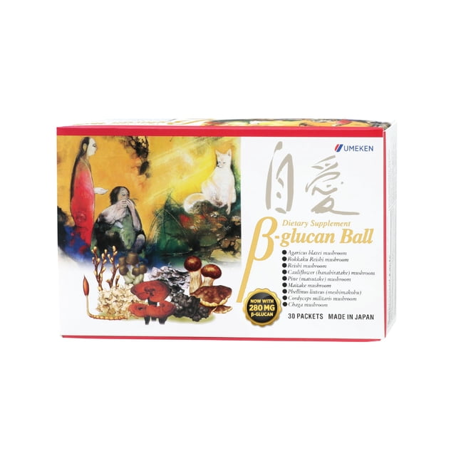 Suplemento dietético Umeken Beta Glucan, suministro para 1 mes, 30 unidades