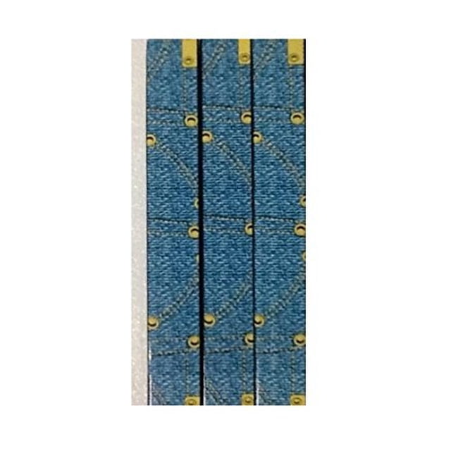 Set de decoración de uñas Revlon 3D Jewel Denim Diamonds, paquete de 18 con accesorios