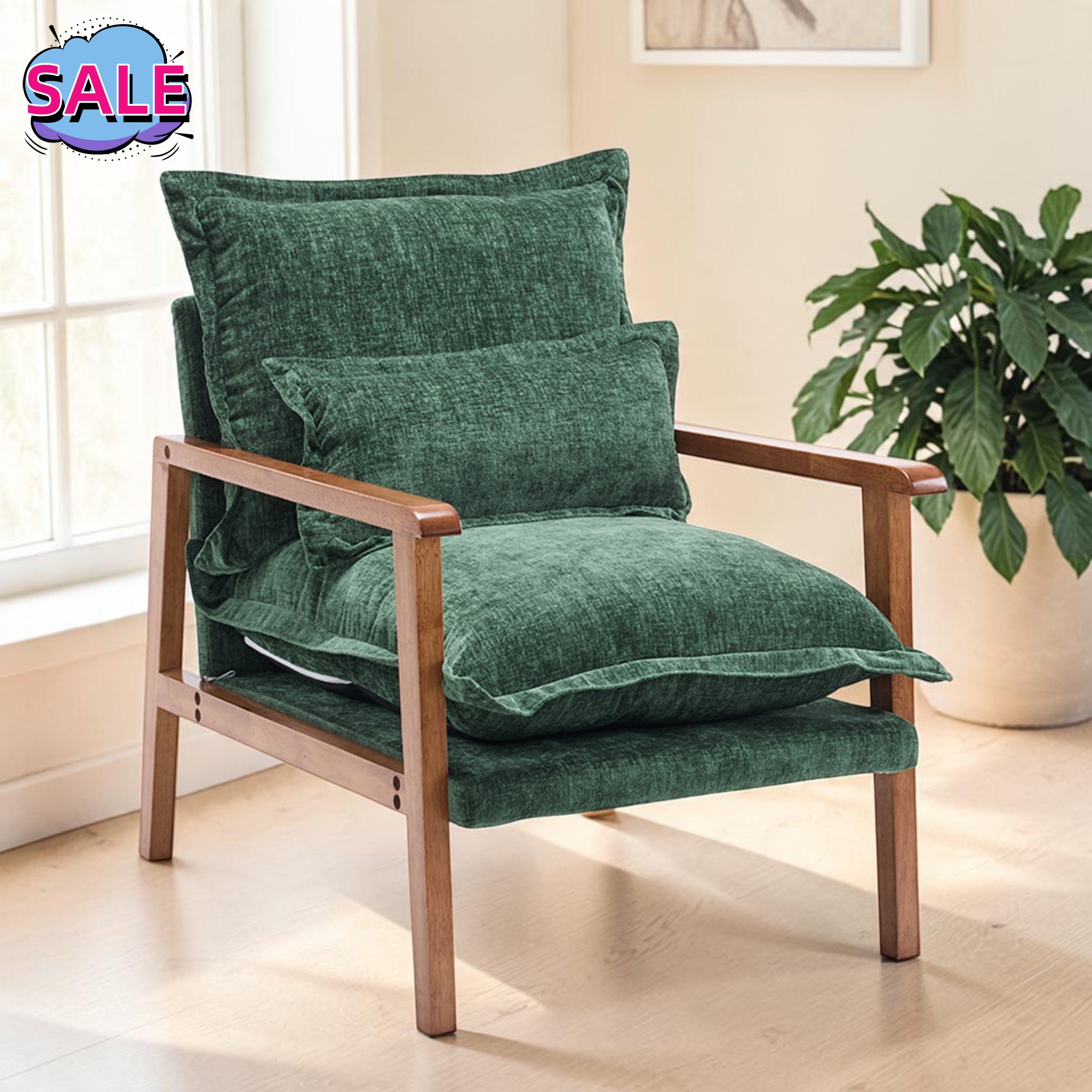 hassch chenille accent armchair comfy product