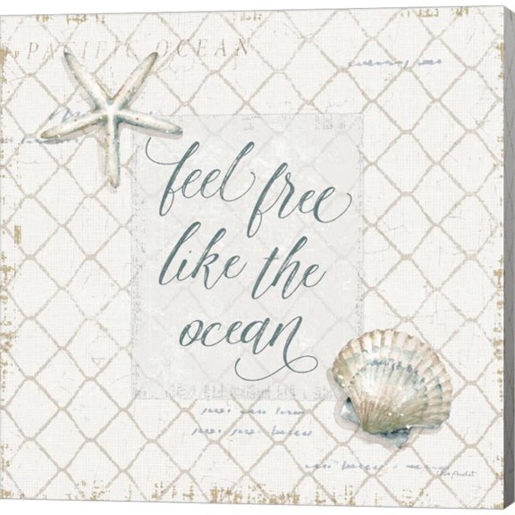 Great Art Now Ocean View VI by Lisa Audit, Canvas Wall Art, 12W x 12H