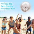 thumbnail image 4 of Beach Ball, Inflatable Glitter Swimming Pool Balls Clear Sequins Glitter Summer Swimming Pool Balls for Beach Party Favor, 4 of 6