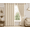 Beige, variant on Zudo Homes Modern Gray Textured Vertical Geometric Pattern Rod Pocket Room Darkening Curtain Sets Curtains, 44 in x 84 in 2 Panels