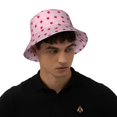 thumbnail image 4 of Bingfone Strawberry And Heart Bucket Hat for Men Women,Packable Reversible Printed Sun Hats,Fisherman Outdoor Travel Hiking Beach Caps, 4 of 7