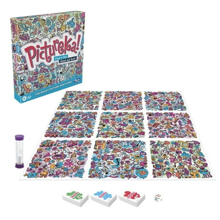Hasbro Gaming Pictureka! Game Picture Game Board Game for Children Fun Family Board Games Board Games for 6-Year-Olds and Up