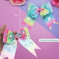 thumbnail image 6 of 4 PCS Unicorn Big Hair Bows for Girls with Shiny Glitter, 6 of 9