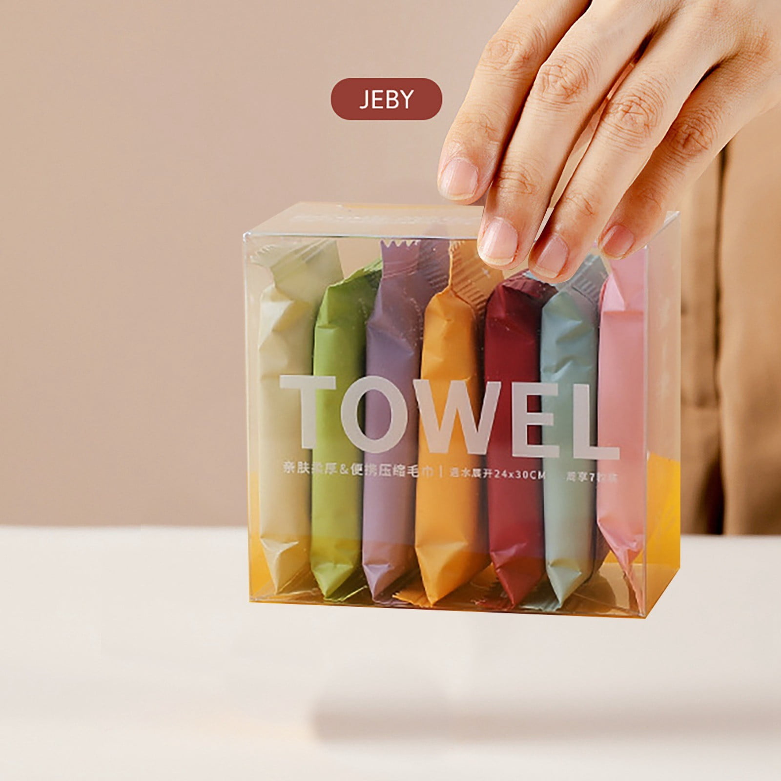 Disposable Compressed Towel Face Towel Thickened And Enlarged Pure Bath  Towel Travel Face Cleansing Individually Packaged Portable Face Linen Hand 