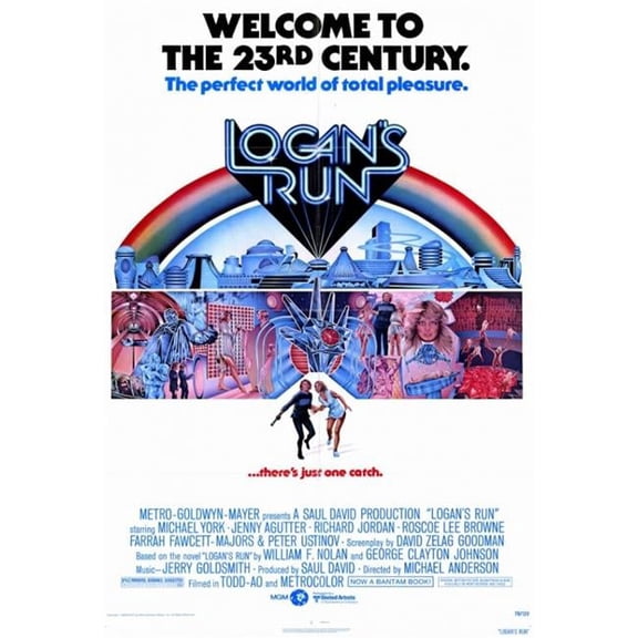 Pop Culture Graphics  Logans Run Movie Poster Print 27 x 40