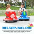 thumbnail image 6 of TOBBI-TOYS 12V Kids Bumper Car Battery Powered Ride on with Remote Control LED Lights, 360 Spin Music for 3-8 Year Old Boys Girls, 6 of 8