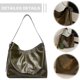 thumbnail image 4 of Bolso Hobo Cuerpo Cruzado Hombro para Mujeres Cuero Viajes, 4 of 9