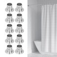 thumbnail image 3 of 10-Piece Stainless Steel Thickened Flange Base, Heavy Duty Closet Rod End Support Round Flange Rod Hardware For Wardrobe Bracket Shower Curtain Rod (12), 3 of 9