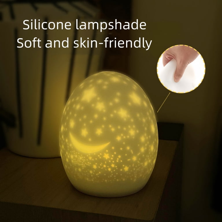 Votozi Kids Night Light – Star & Moon Projector With 360° Rotation, 9 Color Modes, USB Powered, Unique Gift
