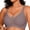 Coffee, variant on Women Wireless Bra Jelly Cup Wave-Neck Mesh Cut-Out Breathable Stable Support Daily Yoga Wear White 34 (M)