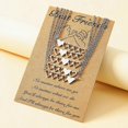 thumbnail image 2 of 5 Pcs Heart Best Friend Necklaces Clavicle Chain for 3 Women Teens Girls Friendship Set Sister Jewelry Gift Silver, 2 of 4
