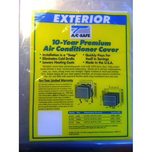 AIR CONDITIONING WINDOW UNIT LARGE EXTERIOR COVER
