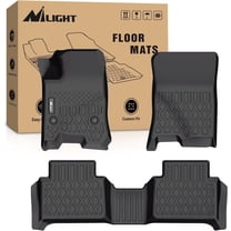 Nilight TPE Floor Mats for Chevy Colorado GMC Canyon Crew Cab 2023 2024 2025,All Weather Custom Fit Heavy Duty Floor Liners