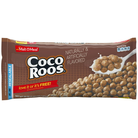 Malt-O-Meal Breakfast Cereal, Coco Roos, 38 Oz, Zip
