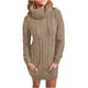 thumbnail image 1 of Vestidos Para Mujer Vestidos de Otoño Otoño Invierno Casaul Sólido Jersey de Manga Larga Suéter de Cuello Alto Odeerbi ODB174261, 1 of 9
