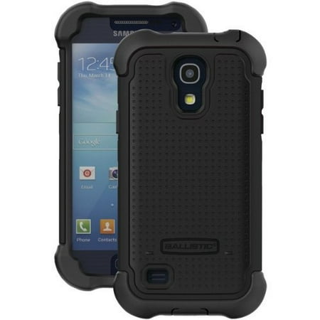 New Ballistic Samsung Galaxy S4 Mini Black SG MAXX Shell Gel Case+Holster Clip