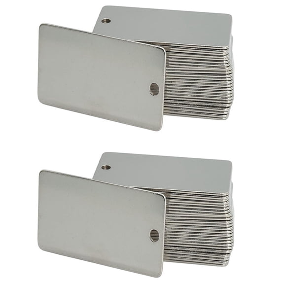 100 x Plant Label Tree Tags-Silver