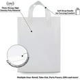 thumbnail image 4 of Prime Line Packaging Plastic Gift Bags, Bags with Handles, Frosted White Party Bags 10x5x13 100 Pack, 4 of 7