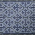 thumbnail image 3 of SAMURAI HOME Handloom Rugs 6x4 Feet | Non-Slip Floor Carpet | Indian Dhurrie Cotton Block Printed Non Shedding Area Rugs for Living Room, Bedroom, Hall, Office (Grey & Light Blue), 3 of 6