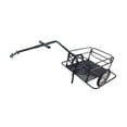 thumbnail image 4 of Marco de tubo de Metal para remolque de carga de bicicleta, 176cm, con enganche, fácil de instalar, resistente, negro, para exteriores, ruedas de 15, 4 of 8