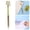 F, variant on Colorful Retractable Bling Quicksand Pen Rhinestones Metal Pen Black Ink, #C