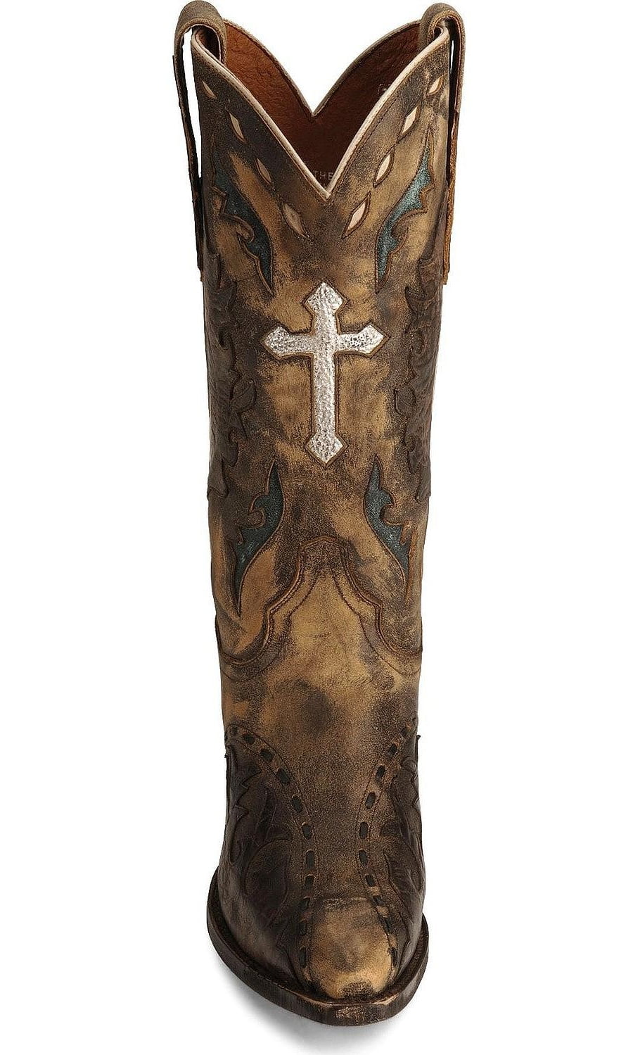 Dan Post Western Boots Womens Fashion Anthem Cross Vintage Tan DP3621