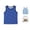 Blue, variant on Boys Shark Tank Top Cool Cartoon Marine Predator Graphic Crewneck Sleeveless Summer Active Play Vest Top