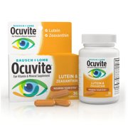 Bausch + Lomb Ocuvite Lutein & Zeaxanthin Vitamin & Mineral Supplement, 36 ct Capsules
