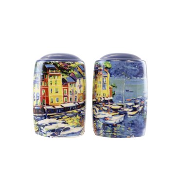 Beachcombers Set Sale E Pepe A Forma Di Delfino Multicolore – Porta Spezie Originale Da Cucina, Dimensioni 14x6.3x7.6 Cm - 2