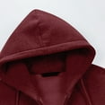 thumbnail image 4 of Dgankt Mens Hoodies Solid Color Hooded Cardigan Loose Casual Sports Zipper Sweatshirt Jacket,Size S-3XL, 4 of 8