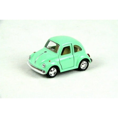 4" Kinsmart 1967 Volkswagen Beetle Diecast Model Toy Car No Scale Pastel Green