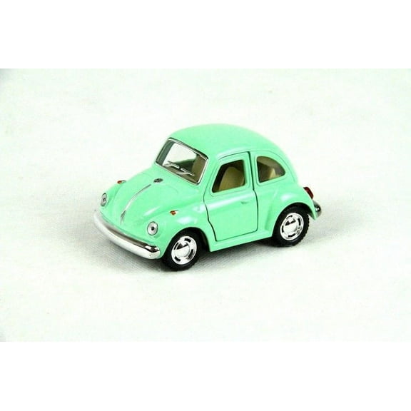 4" Kinsmart 1967 Volkswagen Beetle Diecast Model Toy Car No Scale Pastel Green