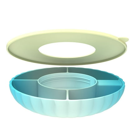 

LeKY Kids Snack Tray Easy to Clean Snack Tray 2pcs/set Ice Bar Cup with Lid Snack Tray Food Grade Silicone Snacks Fruit Platter