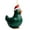 C, variant on BinKFF Christmas Chicken Acrylic Ornaments Set Funny Christmas Chicken Decor Santa Hat Scarf Lanterns Farmhouse Chick Ornament for Holiday Party Tree Decoration