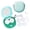 Green, variant on Contact Lens Travel Kit with Cleaner Washer, Portable Contact Box with Mirror Tweezers Remover Tool Solution Bottle for Daily Outdoor