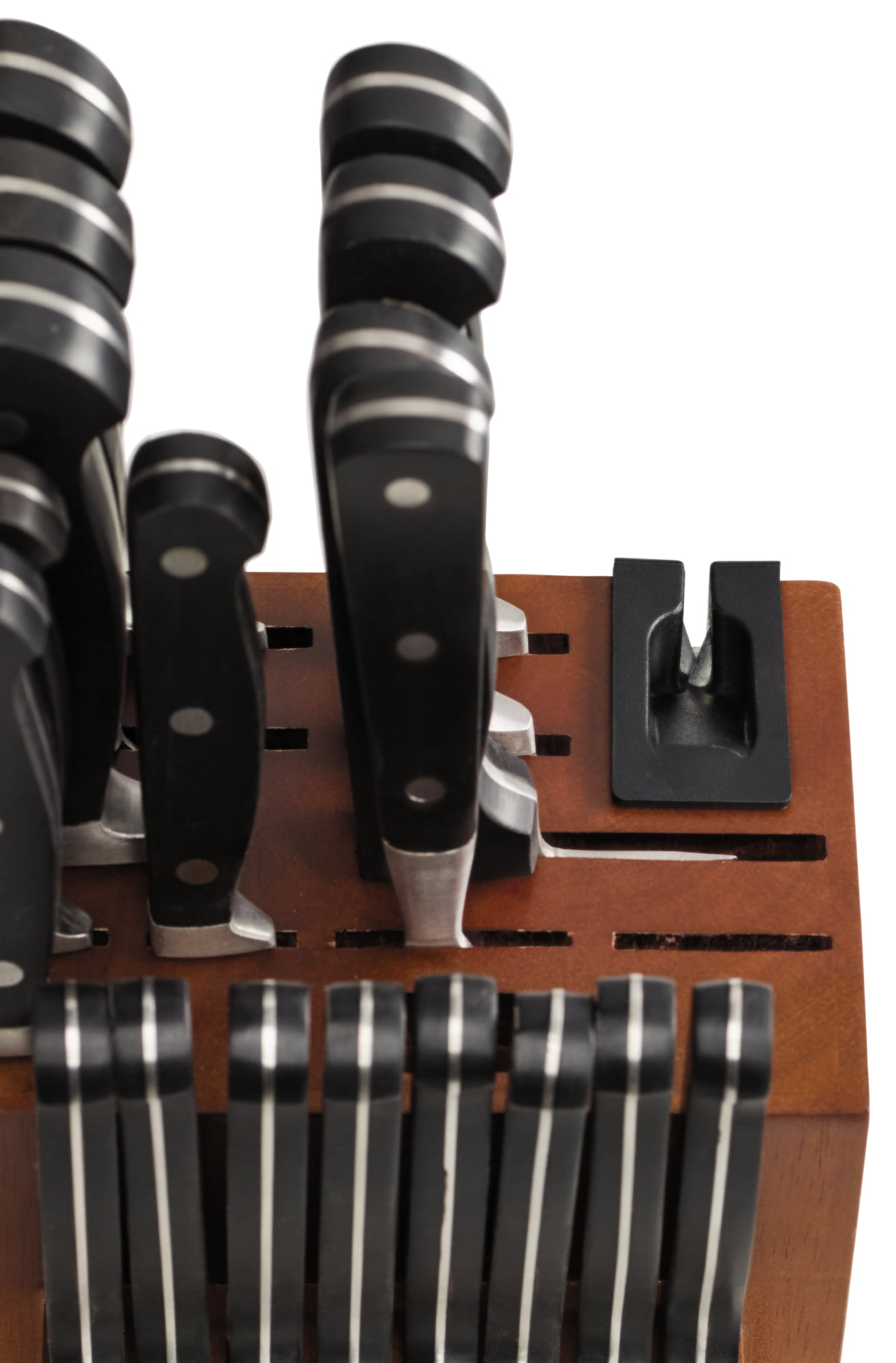 Farberware Edgekeeper 21 Piece Forged Triple Riveted Knife Block Set