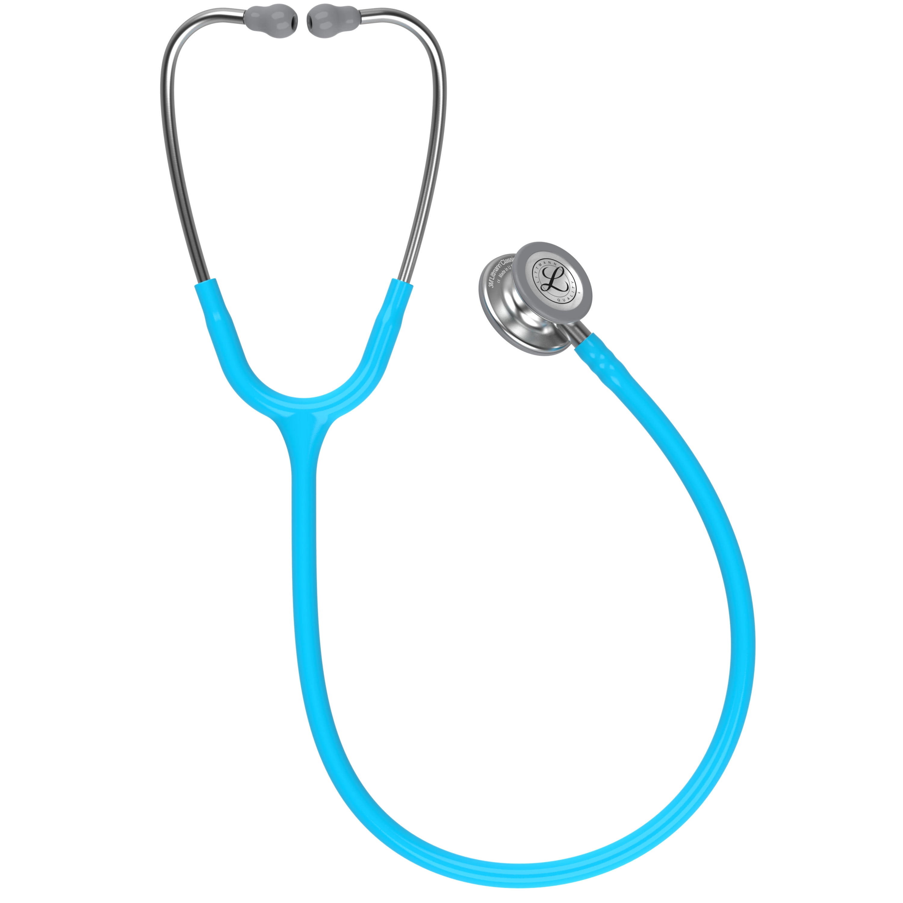 3M Littmann Classic III Monitoring Stethoscope, 5835, Stainless Steel Chestpiece, 27" Turquoise Tube