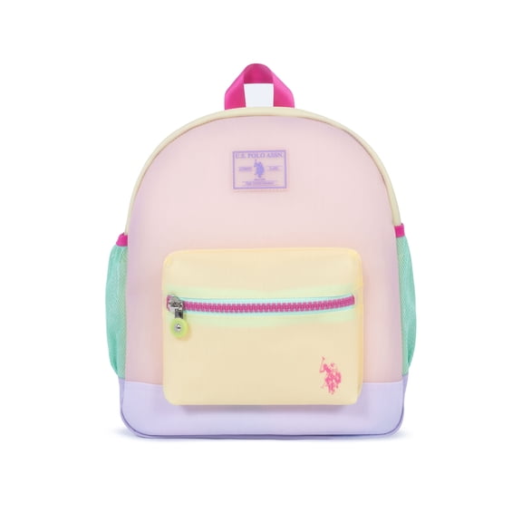 U.S. Polo Assn. 13" Jelly Frosted Toddler Backpack, Pink