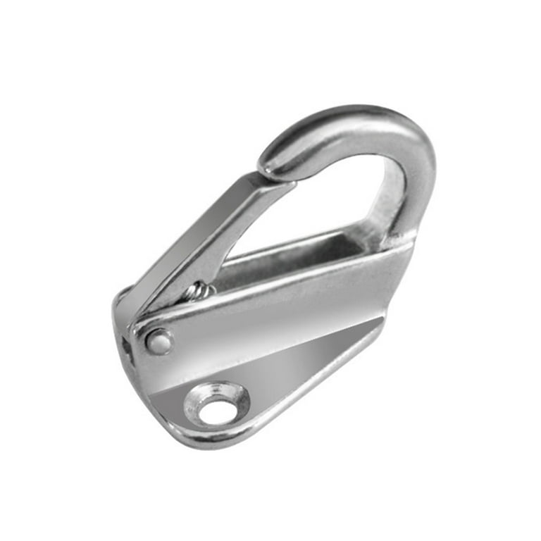NUOLUX Hook Hooks Marine Spring Boat Stainless Bow Carabiner Steel Clip  Anchor Rope Clips Pannier Eye Holders Snap Telescoping - Walmart.com