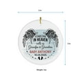 thumbnail image 5 of Someone in Heaven Call Us Grandpa & Grandma Christmas Ornament 2025, Ornament Name Memorial Xmas Keepsake for Loss of Baby From Grandparents, 5 of 5