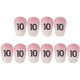 thumbnail image 1 of Mini Espinilleras Fútbol ​​tablero Vástago Entrenamiento Ligero (XS) Rosa Y Blanco, 1 of 4